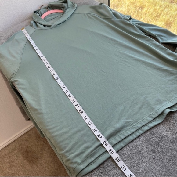 NWOT FREE FLY Bamboo Lightweight Hoodie II Ocean Mist UPF 20 Sun Protection XL - Picture 8 of 8